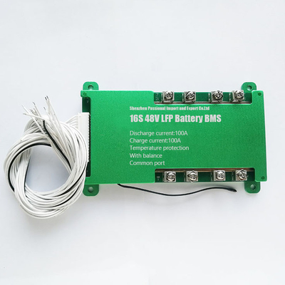 Wytrzymuje baterię 85 V LiFePO4 BMS Wspólny port 16S 48V 100A BMS Typ śruby