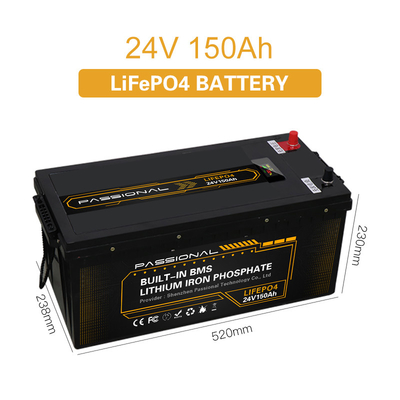 Elektryczny wózek widłowy EV Solar System Magazynowanie energii LFP Akumulator 24V 150Ah Z BMS