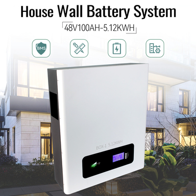 5kWh 48V 100Ah 51.2v Akumulator litowo-ścienny Magazyn energii Akumulator litowy LiFePO4