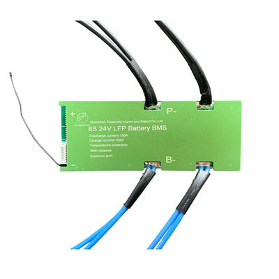 Wspólna bateria litowo-jonowa PCB BMS 8S 24V 100A Zarządzanie baterią litowo-jonową