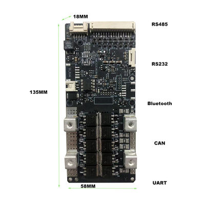 Akumulator Płyta BMS 3S-20S Akumulator BMS RS485 RS232 72V 20S BMS 200A